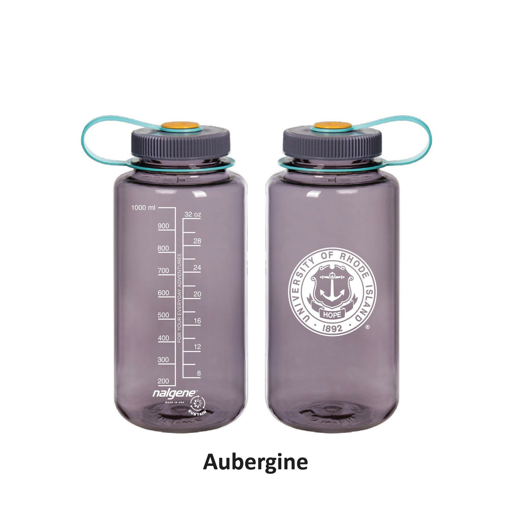 Бутылка Nalgene Sustain объемом 32 унции с широким горлом.