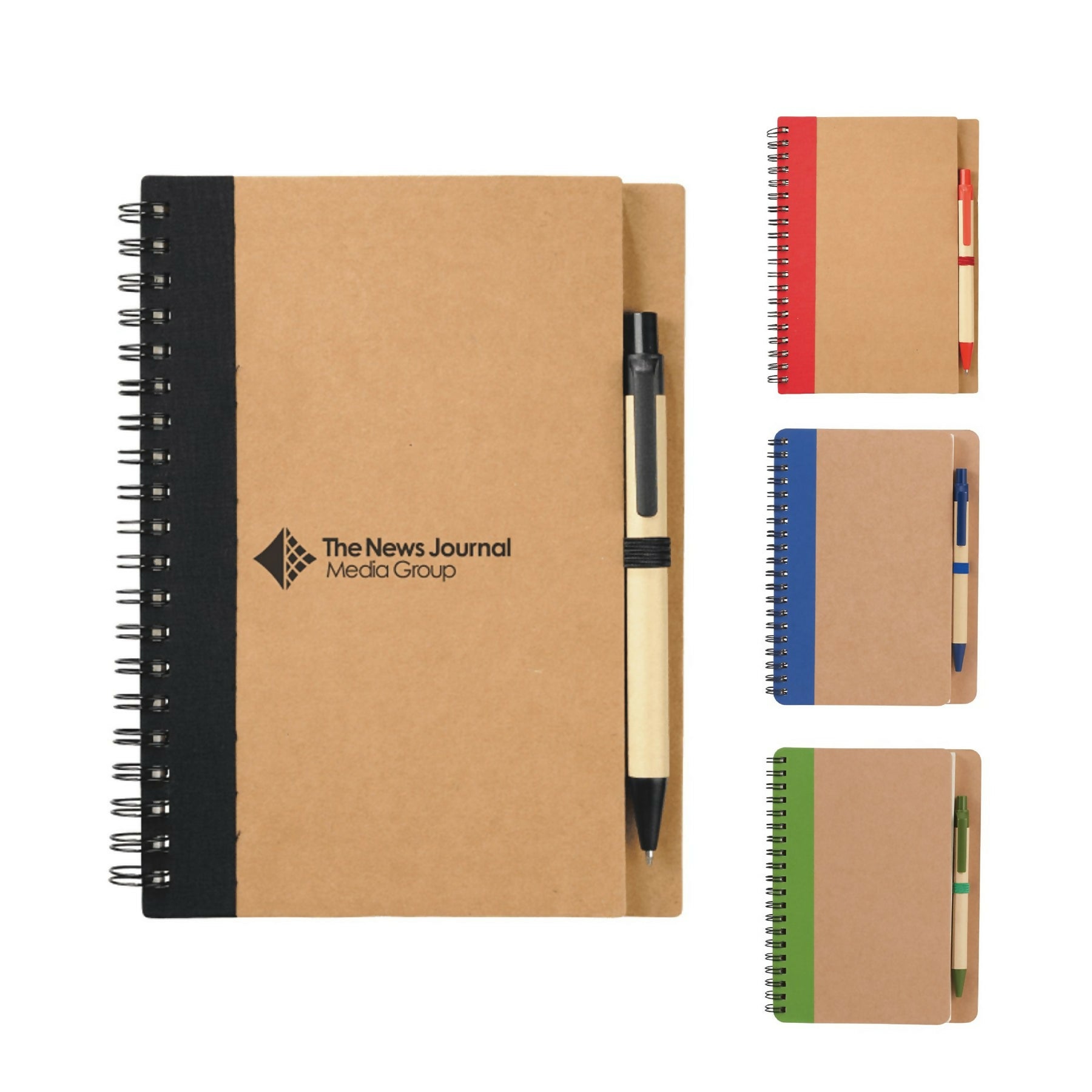 Cuaderno espiral ecológico FSC® Mix de 5